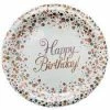 Party Animal Direct Happy Birthday Sparkling Fizz Plate