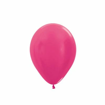 Party Animal Direct Metallic Hot Pink 30cm Latex Balloon (10 Pieces)