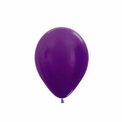 Party Animal Direct Plain Latex Balloons Metallic Purple 30cm Latex Balloon (10 Pieces)