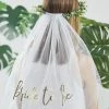 Party Animal Direct BOTANICAL BRIDE TO BE HEN PARTY VEIL