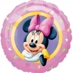 Party Animal Direct Printed Foil Balloons Minnie Mouse Portrait Foil Balloon