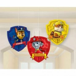 Party Animal Direct Paw Patrol Honeycomb Decorations - Tissue & Printed Paper
