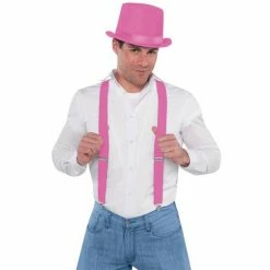 Party Animal Direct Pink Suspenders