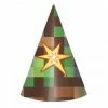 Party Animal Direct TNT PARTY! CARDBOARD CONE HATS Army & Camo Party