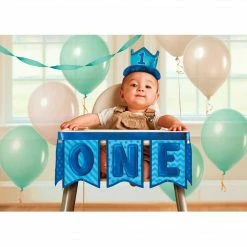 Party Animal Direct 1ST BIRTHDAY BOY HIGH CHAIR DECORATION KIT