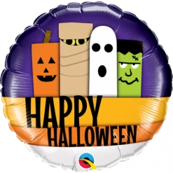 Party Animal Direct Happy Halloween 45cm Foil Balloon Printed Foil Balloons