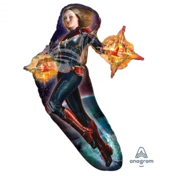 AMSCAN Supershape Foil Balloons SUPERSHAPE CAPTAIN MARVEL P38
