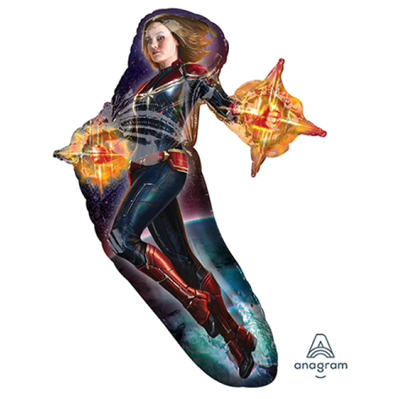 AMSCAN Supershape Foil Balloons SUPERSHAPE CAPTAIN MARVEL P38