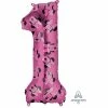 AMSCAN SUPERSHAPE MINNIE MOUSE FOREVER NUMBER 1 L35 Supershape Foil Balloons