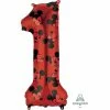 AMSCAN SUPERSHAPE MICKEY MOUSE FOREVER NUMBER 1 L35 Supershape Foil Balloons