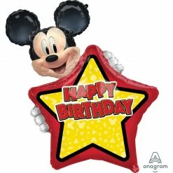AMSCAN SUPERSHAPE PERSONALIZED XL MICKEY MOUSE FOREVER HAPPY BIRTHDAY P40 Supershape Foil Balloons