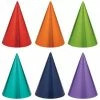 Party Animal Direct Metallica Paper Party Hats (pack Of 12)