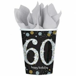 Party Animal Direct Sparkling Celebration 60th Cups 60th Birthday