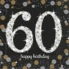 Party Animal Direct Sparkling Celebration 60th Napkins