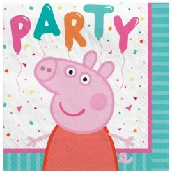 Party Animal Direct Peppa Pig Confetti Party Beverage Napkins