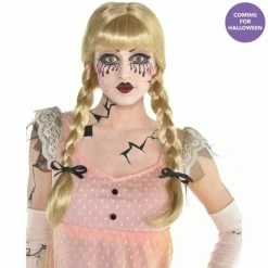 Party Animal Direct Costumes Creepy Doll Braided Wig