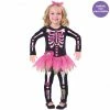 Party Animal Direct Costume Fancy Bones Skeleton Girls 3-4 Years Costumes