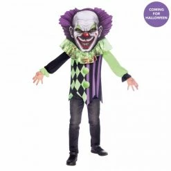 Party Animal Direct Costume Scary Clown Big Head 6-8 Years Kids Costumes