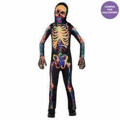 Party Animal Direct Costumes Costume Glow In The Dark Skeleton 10-12 Years
