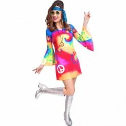 Party Animal Direct COSTUME FREE SPIRIT WOMAN SIZE 16-18