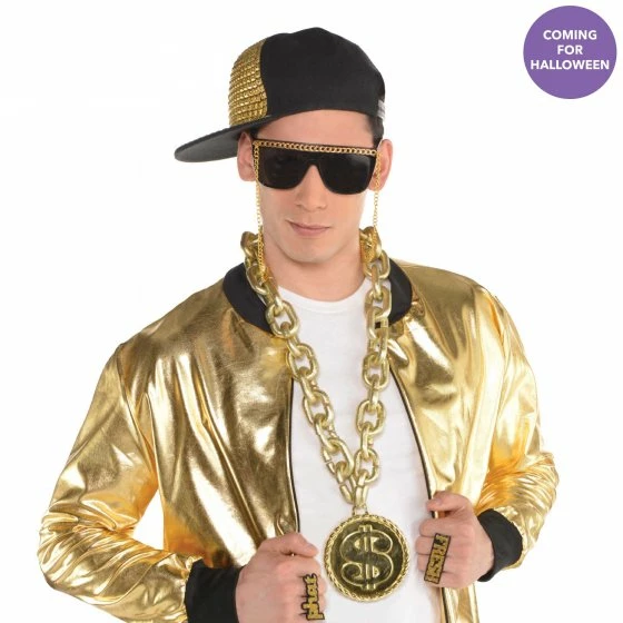 Party Animal Direct Old School Bling Dollar Sign Necklace Costumes