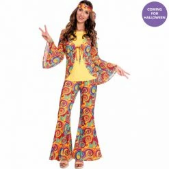 Party Animal Direct Costumes Costume Hippy Woman Size 10-12