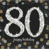 Party Animal Direct Sparkling Celebration 80th Napkins