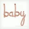 Party Animal Direct BABY Air-Filled Decoration (Rose Gold) Baby Shower