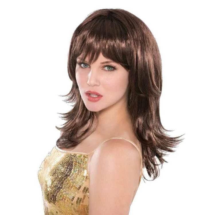 Party Animal Direct Shag Wig - Brown Costume Accessories