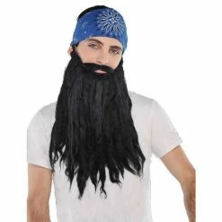 Party Animal Direct Plush Beard/moustache Black Costume Accessories