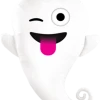 Party Animal Direct Supershape Foil Balloons Halloween Emoticon Ghost Foil Super Shape Balloon (86 Cm)