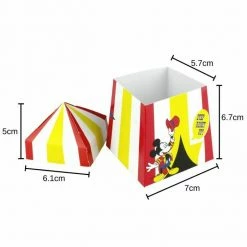 Party Animal Direct Disney Mickey Mouse Vintage Carnival Favour Boxes - Pack Of 6