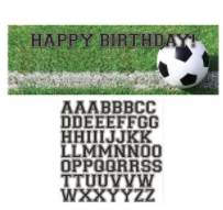 Party Animal Direct Giant Party Banner With Stickers Soccer Party