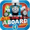 Party Animal Direct THOMAS THE TANK ENGINE ALL ABOARD LARGE PAPER PLATES (PACK OF 8)