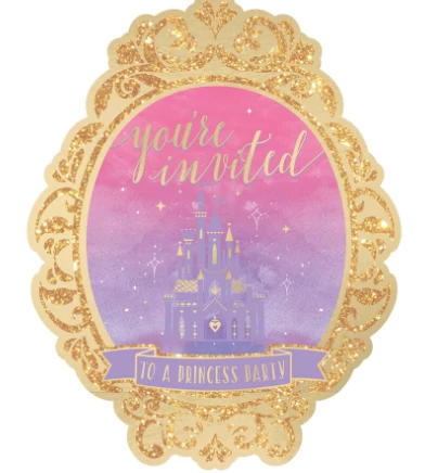 Party Animal Direct Disney Princess Invitations
