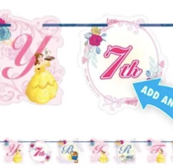 Party Animal Direct Beauty And The Beast Jumbo Banner Disney Princess