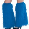 Party Animal Direct Team Spirit / Team Colours Furry Leg Warmers - Blue