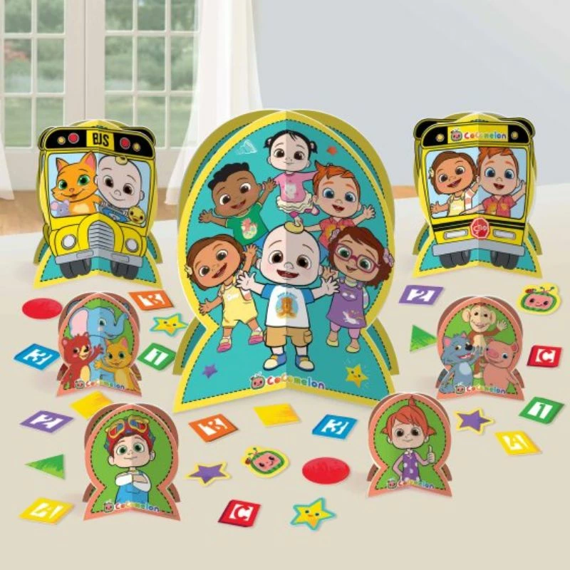 Party Animal Direct Cocomelon Table Decorating Kit