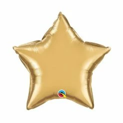Party Animal Direct CHROME GOLD STAR FOIL