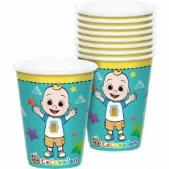 Party Animal Direct Cocomelon Paper Cups - Pack Of 8