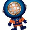 Party Animal Direct Scuba Diver SuperShape Foil Supershape Foil Balloons