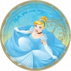 Party Animal Direct Cinderella Plates Disney Princess