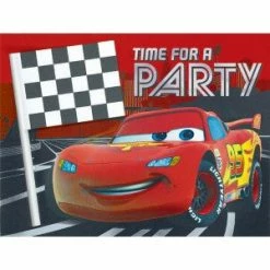 Party Animal Direct Deluxe Invitations Cars 3 Disney Cars