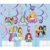 Party Animal Direct Disney Princess Swirl Decorations