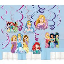Party Animal Direct Disney Princess Swirl Decorations