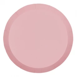 Five Star FS PAPER RND BANQUET PLATE 10.5" PASTEL PINK 10PK