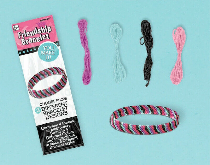 Party Animal Direct Costumes Friendship Bracelet Rocker Chick (3 Packets)