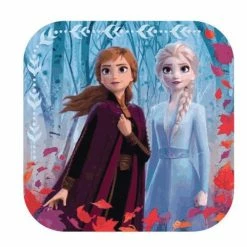 Party Animal Direct Frozen 2 Metallic Dinner Plates