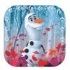 Party Animal Direct Frozen 2 Metallic Snack Plates - Olaf