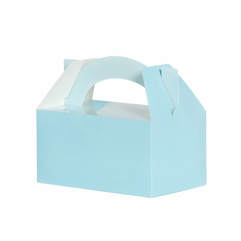 Party Animal Direct FS LUNCH BOX PASTEL BLUE 5PK Paper Partyware